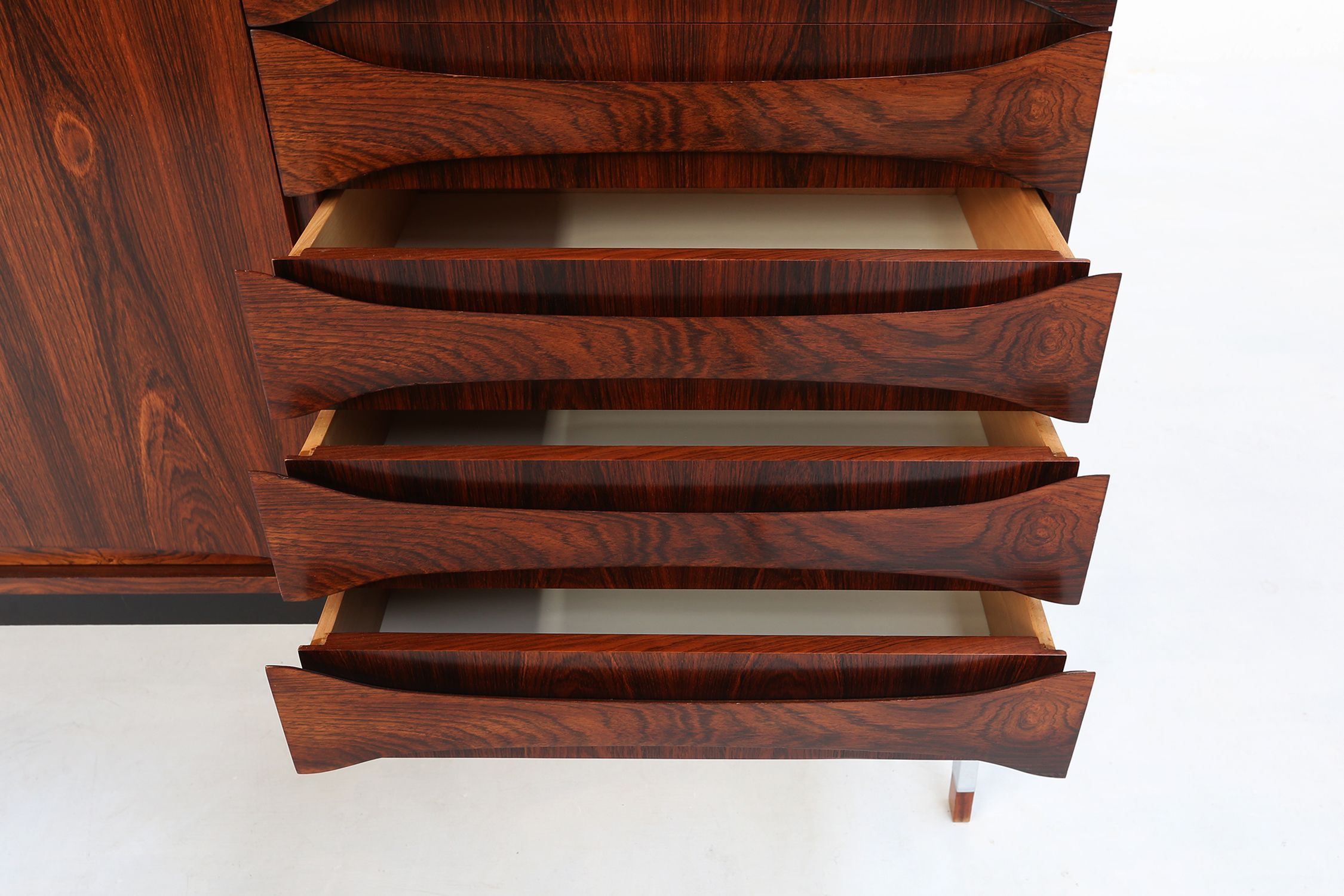 Belgian Mid-Century Rosewood Highboard, 1960s thumbnail